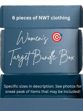 Women's Target Clothing Bundle Box- 6 Pieces